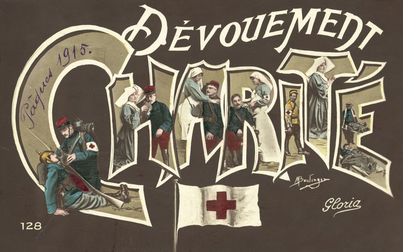 Caridad, Enfermería, en la Primera Guerra Mundial de French Photographer