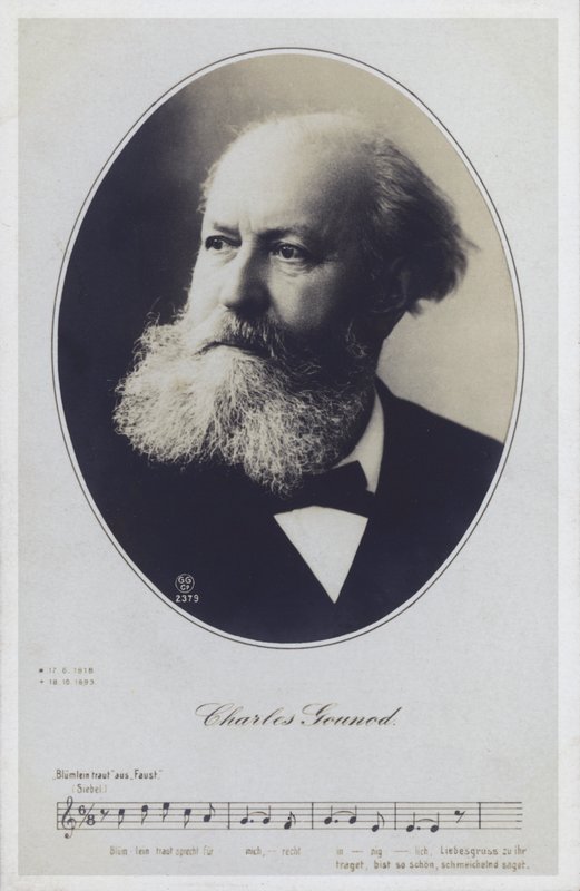 Charles Gounod, pianista y compositor francés de French Photographer