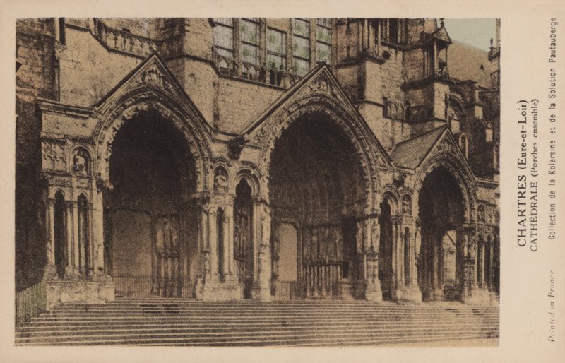 Chartres, Eure-Et-Loir, Catedral, Conjunto del Pórtico de French Photographer
