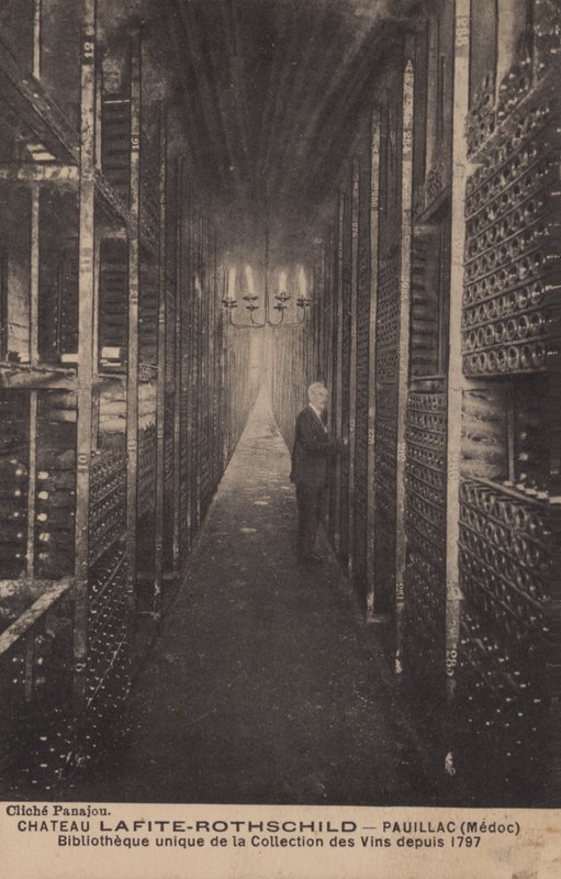 Château Lafite-Rothschild, Pauillac, Médoc, Biblioteca de colección de vinos desde 1797 de French Photographer