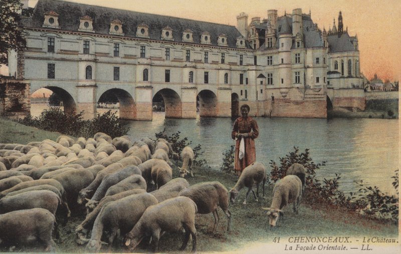 Chenonceaux, El Castillo, La Fachada Oriental de French Photographer