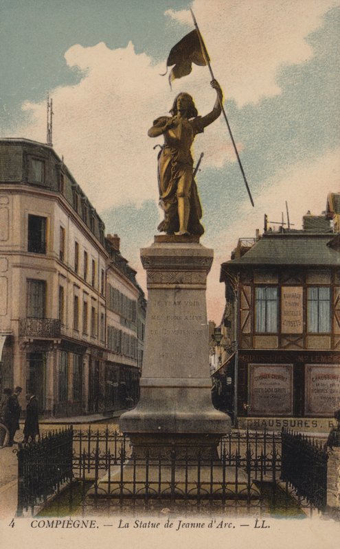 Compiegne, La Estatua de Juana de Arco de French Photographer