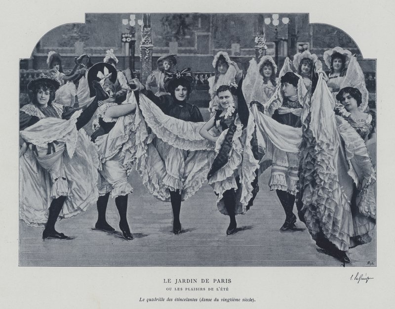 Bailarines en el Jardin de Paris de French Photographer