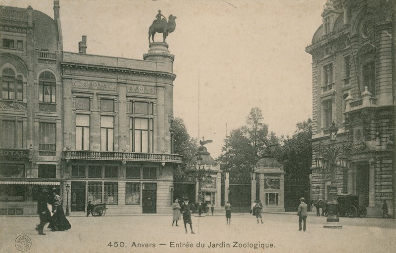 Entrada al Jardín Zoológico en Anvers de French Photographer