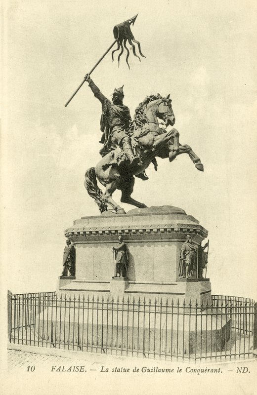 Falaise, La estatua de Guillermo el Conquistador, ND de French Photographer