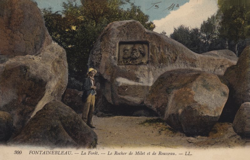 Fontainebleu, El Bosque, La Roca de Milet y de Rousseau de French Photographer