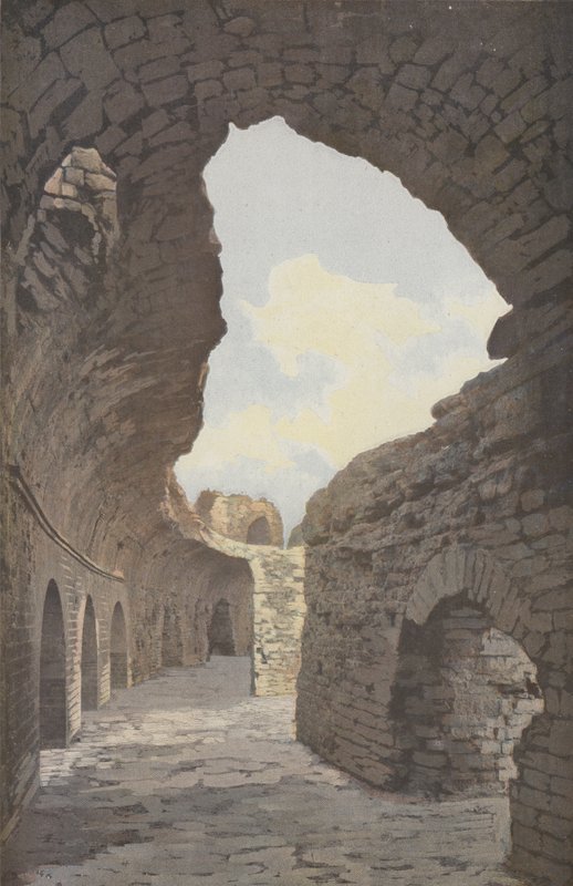 Fréjus, Anfiteatro, Vista interior de una galería de French Photographer