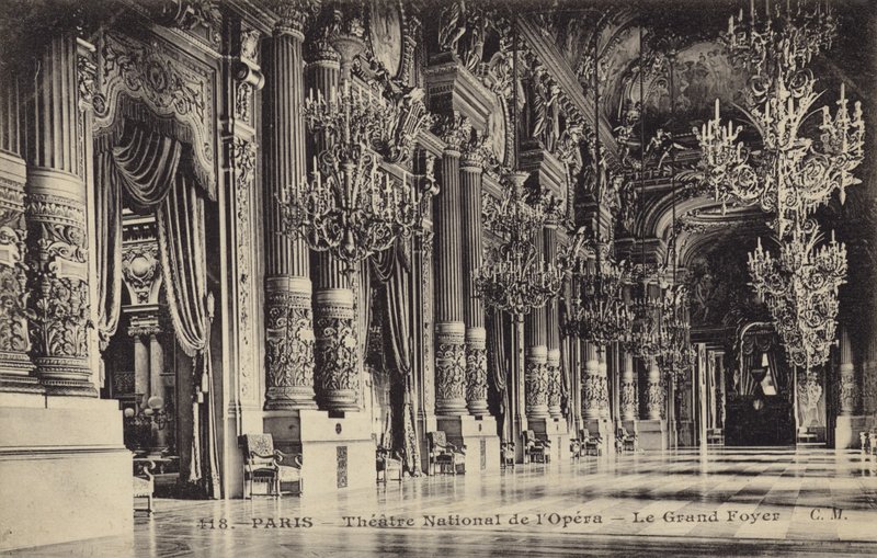 Gran foyer del Teatro Nacional de la Ópera, París de French Photographer