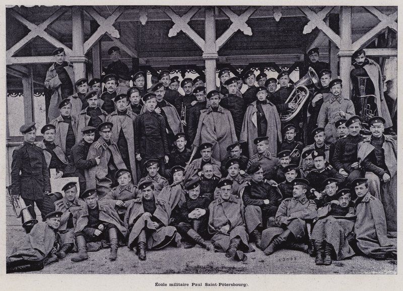 El Ejército Ruso: Escuela Militar Paul San Petersburgo de French Photographer