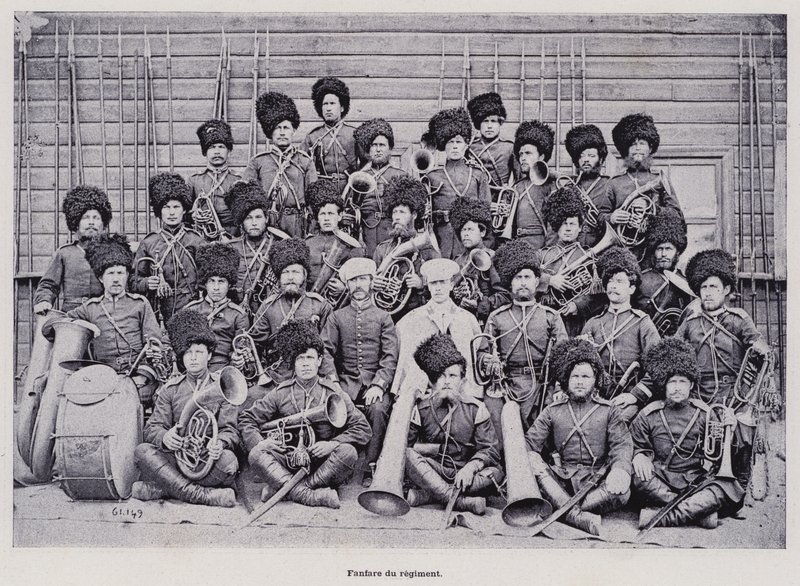 El Ejército Ruso: Fanfarria del regimiento de French Photographer