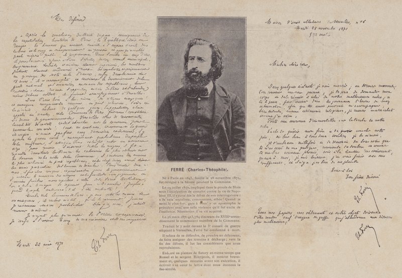 La Comuna de París, Charles-Theophile Ferre de French Photographer