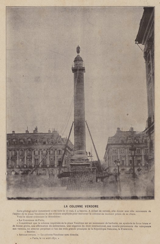 La Comuna de París, La Columna Vendome de French Photographer