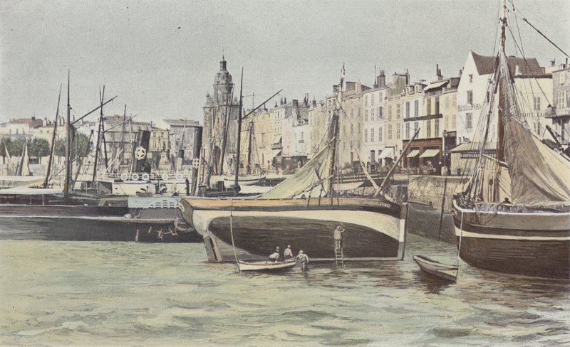 La Rochelle, Puerto de pesca y Puerta del Reloj de French Photographer