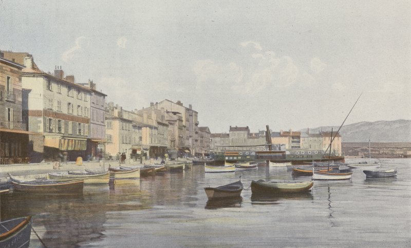 La Seyne, Vista del Muelle (Pequeña Rada de Toulon) de French Photographer