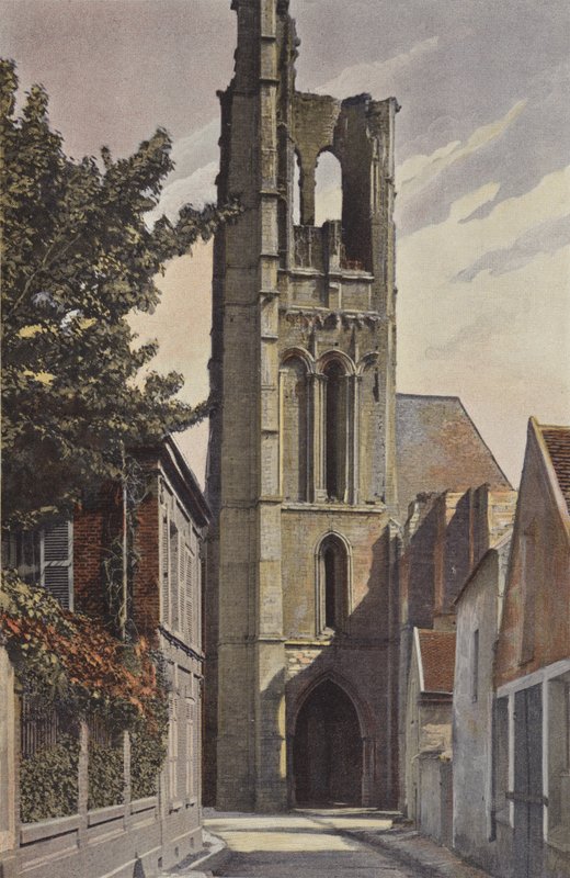 Larchant, Campanario de la iglesia, Lado O de French Photographer