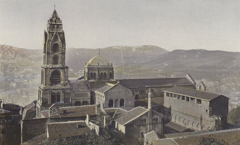 Le Puy, Catedral y Claustro, Conjunto sur de French Photographer