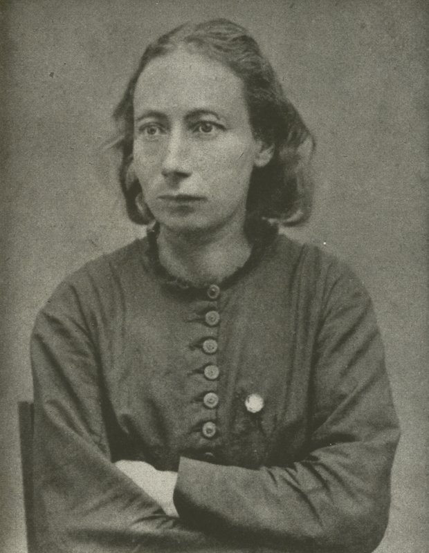 Louise Michel, Comuna de París (foto en blanco y negro) de French Photographer
