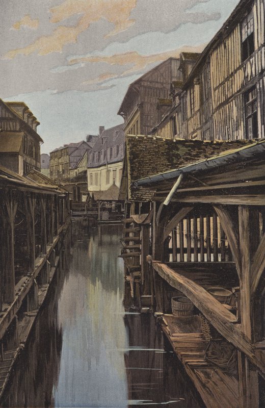 Louviers, Lavadero y casas de madera de French Photographer