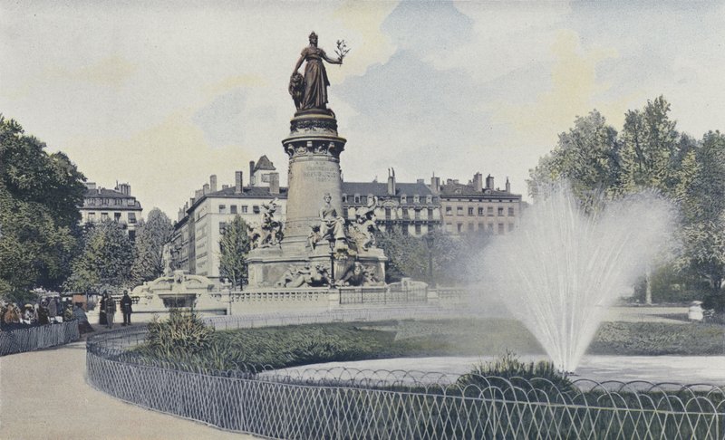 Lyon, Plaza Carnot de French Photographer
