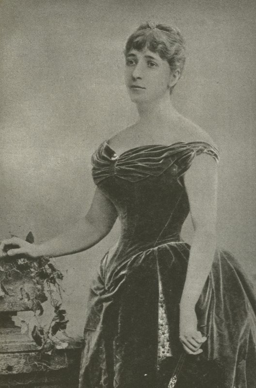 Madame Marguerite De Bonnemain, amante del General Boulanger (foto en blanco y negro) de French Photographer