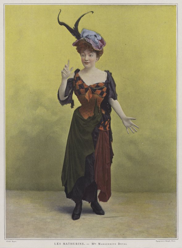 Marguerite Deval, actriz y cantante de ópera francesa de French Photographer