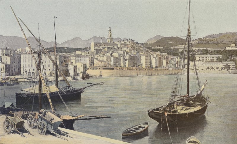 Menton, Puerto y vieja Ciudad de French Photographer