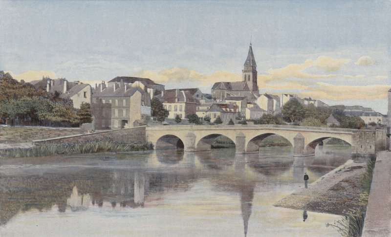 Mezieres, Puente de Arches y campanario de Mohon de French Photographer