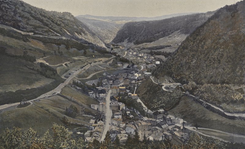Morez, Vista general desde el norte de French Photographer