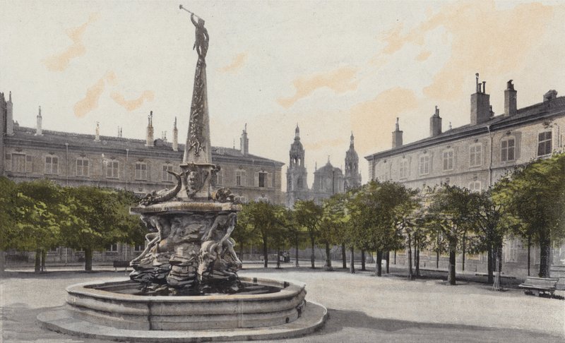 Nancy, Fuente y Plaza de la Alianza de French Photographer