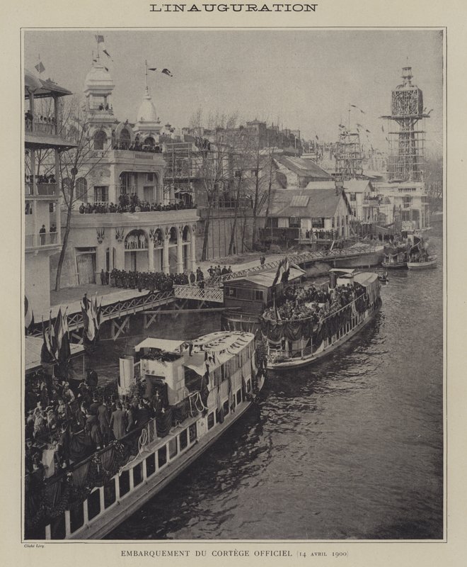 Inauguración de la Exposición Universal 1900, París de French Photographer