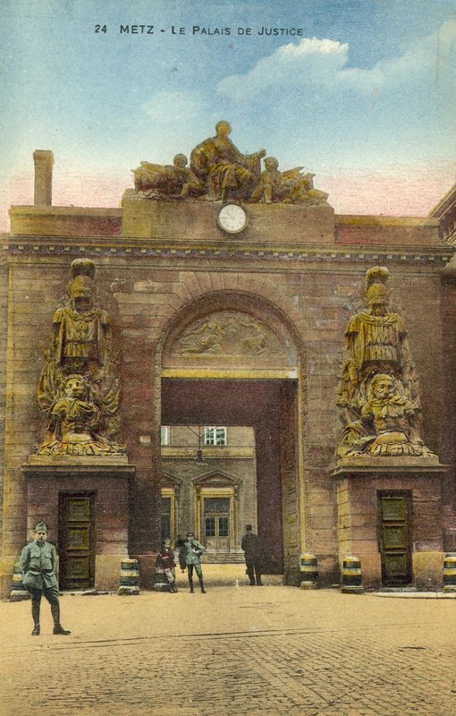 Palacio de Justicia, Metz (foto en color) de French Photographer