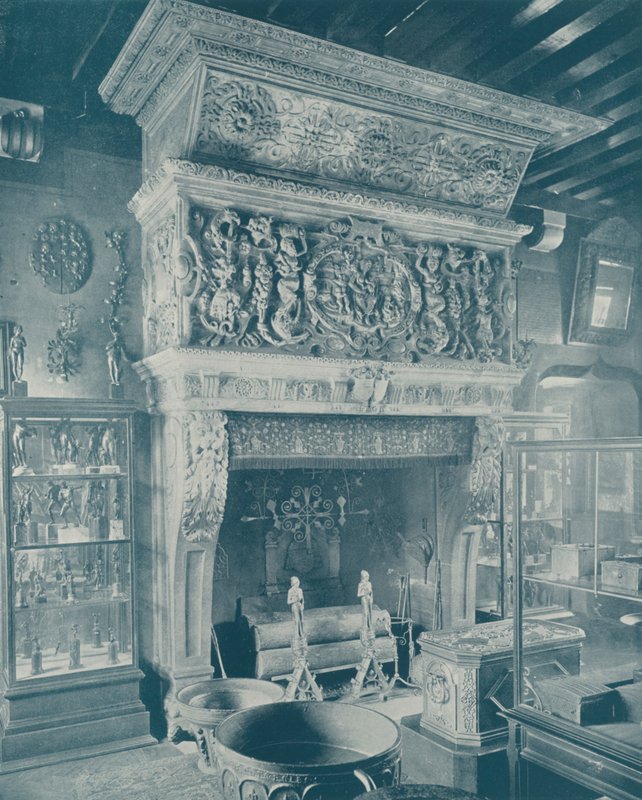 París: Una Chimenea Tallada, Museo Cluny de French Photographer