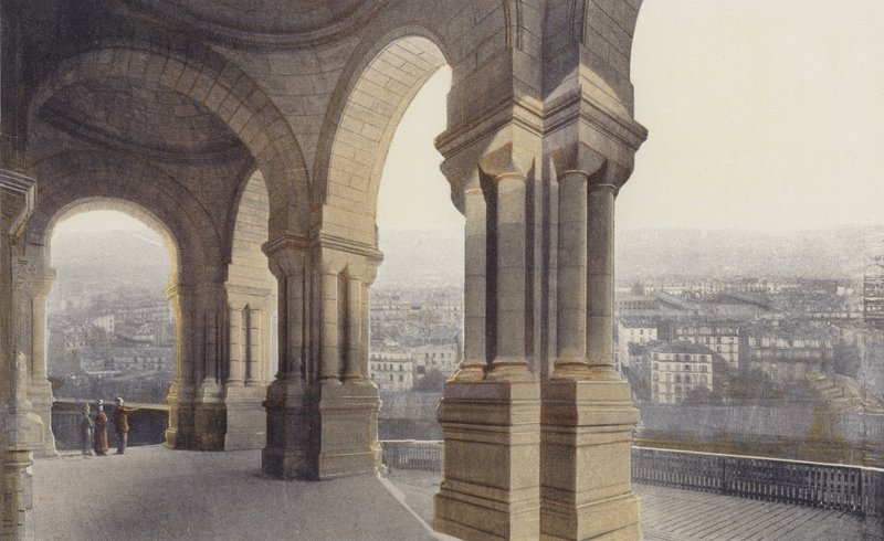 París, Basílica del Sagrado Corazón, Pórtico de French Photographer