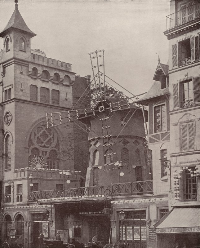 París: Exterior del Moulin Rouge de French Photographer