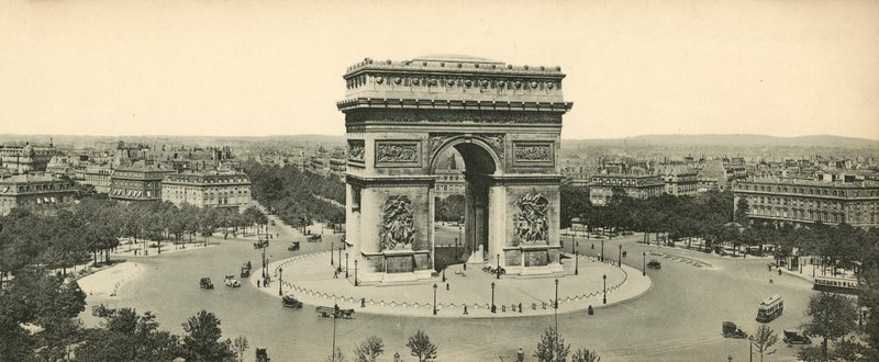 París, El Arco de Triunfo, la Tumba del Soldado Desconocido y la Plaza de la Estrella de French Photographer