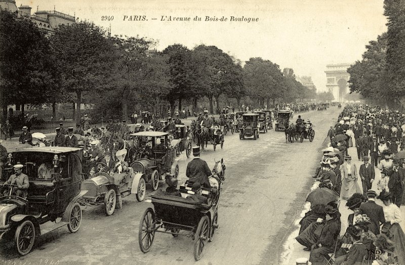 París, La Avenida del Bosque de Boulogne de French Photographer