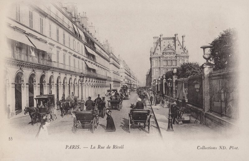 París, La Rue de Rivoli de French Photographer