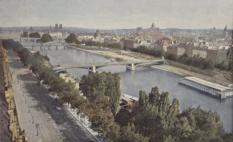 París, El Sena, Vista desde el Pabellón de Flora de French Photographer