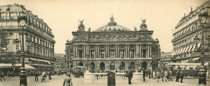 París, El Teatro de la Ópera y la Plaza de French Photographer
