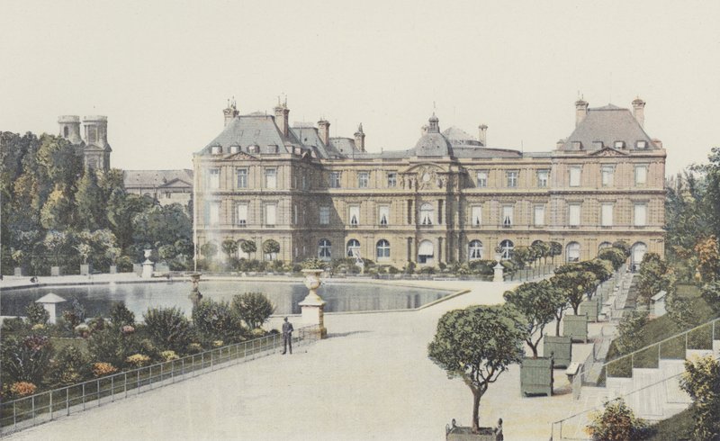París, Palacio de Luxemburgo, Fachada hacia los jardines de French Photographer