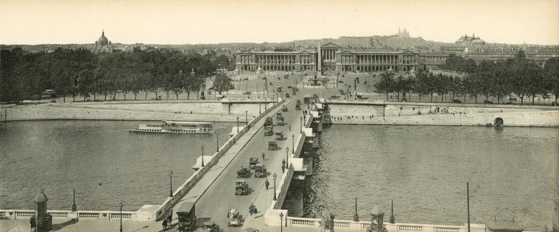 París, Panorama de la Place de la Concorde de French Photographer