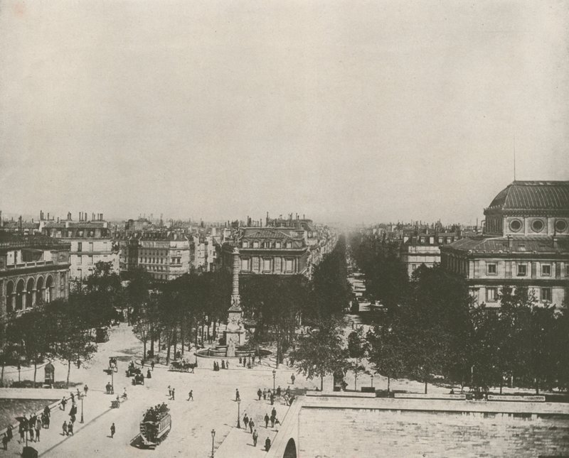 París: La Place du Chatelet de French Photographer