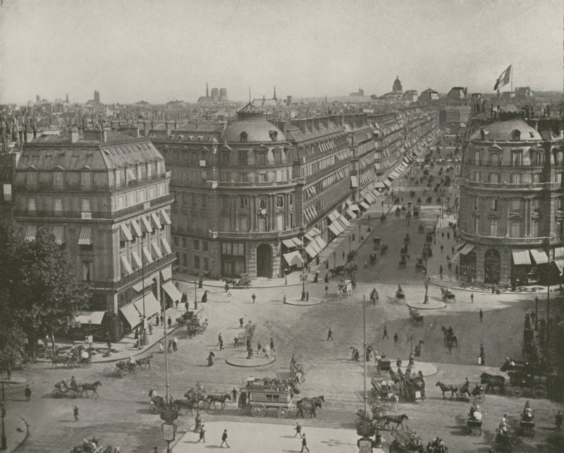 París: Vista de la Avenida de la Ópera de French Photographer