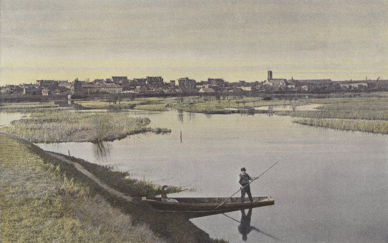 Peronne, Los pantanos del Somme de French Photographer