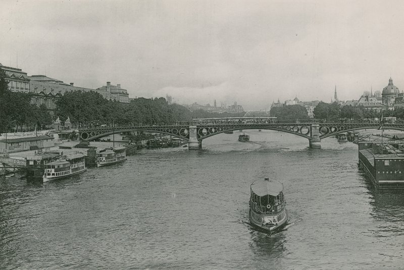 Perspective sur la Seine, le Pont des Saint-Peres de French Photographer