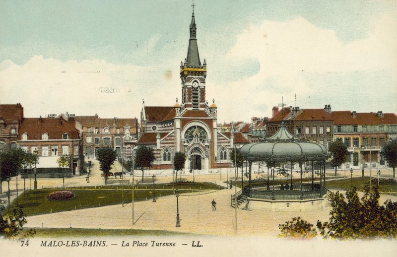 Plaza Turenne, Malo-les-Bains de French Photographer