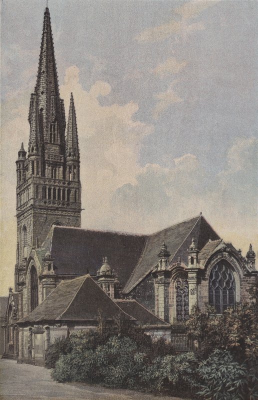 Ploare, Iglesia, Lado del ábside de French Photographer