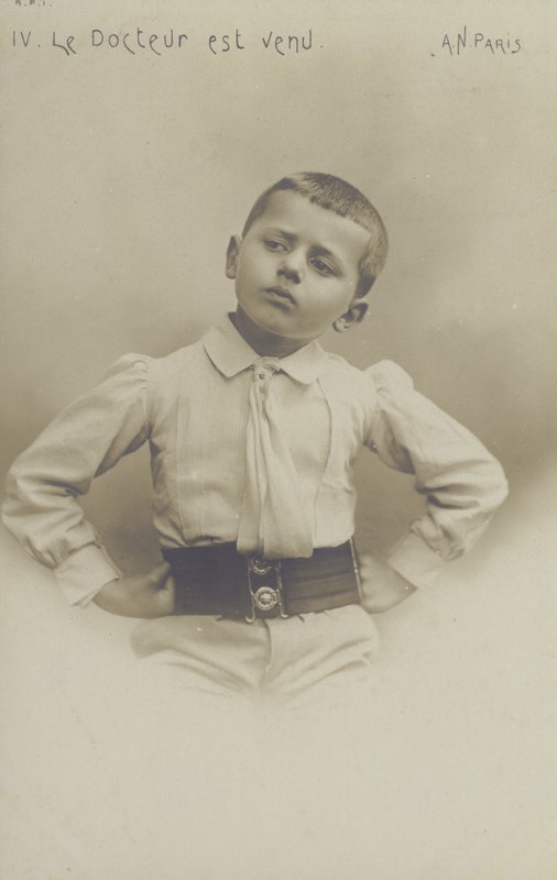 Retrato de un niño pequeño de French Photographer