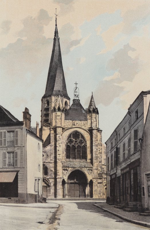 Puiseaux, Iglesia, Conjunto oeste de French Photographer