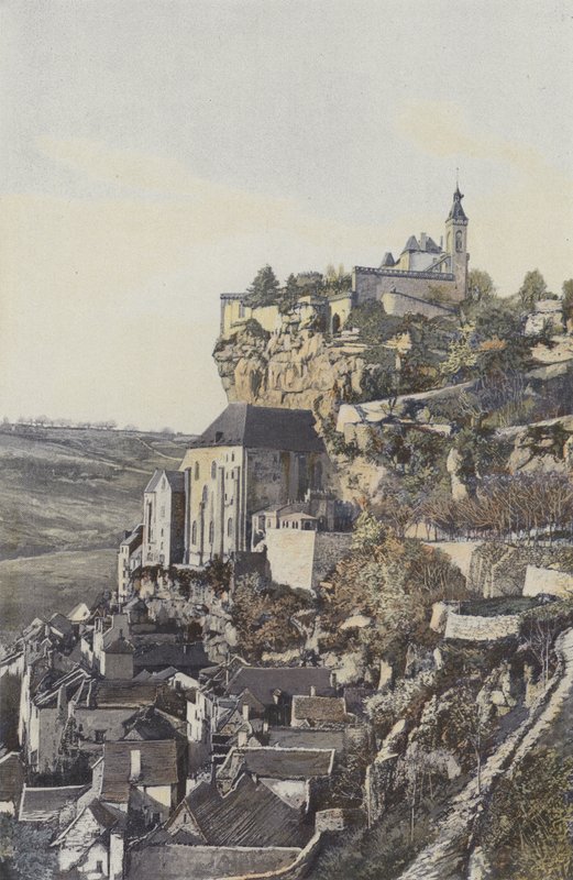 Rocamadour, La roca y la ciudad, Vista Norte de French Photographer